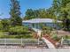 Charming home with a beautiful yard, complemented by a white picket fence at 5051 5Th S Ave, St Petersburg, FL 33707