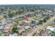 Overhead view of a residential neighborhood with tree lined streets at 5877 33Rd N Ave, St Petersburg, FL 33710