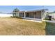 Spacious backyard featuring well-kept lawn, fenced perimeter, and screened-in porch at 5877 33Rd N Ave, St Petersburg, FL 33710