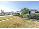 A cozy single-story home with manicured front lawn and a charming palm tree in the front yard at 5877 33Rd N Ave, St Petersburg, FL 33710