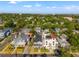 Beautiful aerial view of a neighborhood with lush greenery and well-maintained homes at 723 S Brevard Ave, Tampa, FL 33606
