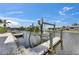 This waterfront property offers a private boat lift and dock for easy access to the water at 832 Seabreeze Dr, Ruskin, FL 33570