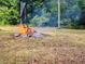 Backyard with unpermitted burn pile; dispose properly before occupancy at 9830 Sheryl Dr, New Port Richey, FL 34654