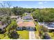 Inviting single-story home featuring a manicured front lawn and driveway at 6914 N Ola Ave, Tampa, FL 33604