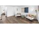 Cozy sitting area with stylish decor and new floors at 10716 Donbrese Ave, Tampa, FL 33615