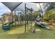 Community playground with climbing structure and slides provides a fun, safe recreational space at 11644 Meridian Point Dr, Tampa, FL 33626