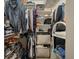 Walk-in closet with ample shelving and hanging space at 1393 Chesterfield Dr, Dunedin, FL 34698