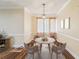 Well-lit dining room featuring hardwood flooring and classic chandelier, styled with elegant decor at 1515 12Th Se Ct # 55, Largo, FL 33771