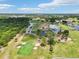 Elevated view of the golf course showcasing the lush fairways and water features at 1515 12Th Se Ct # 55, Largo, FL 33771