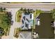 A home has solar panels, a pool and is located on a waterfront with a private dock at 339 Manatee Ln, Tarpon Springs, FL 34689