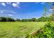 Expansive grassy land with a new fence, offering privacy and security at 37348 Tucker Rd, Zephyrhills, FL 33541