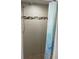 Clean and modern tiled shower with updated fixtures and a stylish shower curtain at 419 12Th Ave, Indian Rocks Beach, FL 33785