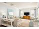 Bright living room with neutral décor, plush seating, and a large TV for entertainment at 4204 W San Juan St, Tampa, FL 33629