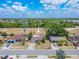 Aerial view showcasing the home's location and proximity to community amenities at 1034 Mandarin Dr, Holiday, FL 34691