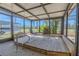 Screened-in lanai with a spa or jacuzzi area, offering a blend of relaxation and outdoor enjoyment at 1034 Mandarin Dr, Holiday, FL 34691