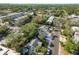 Picturesque aerial shot of homes surrounded by greenery, located in a peaceful residential street at 110 Kenwood Ave, Clearwater, FL 33755