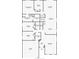 Detailed floor plan showcasing layout with primary bedroom, kitchen, and living spaces at 12351 Ridgedale Dr, Hudson, FL 34669