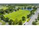 View of a large soccer field, ready for sports and recreation in the community at 17537 Brighton Lake Rd, Land O Lakes, FL 34638