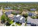 Aerial view of the property showcasing its prime location, lush landscaping, and beautiful surroundings at 2604 S Bryant Cir, Tampa, FL 33629
