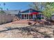 A charming backyard with a spacious deck, perfect for outdoor entertaining and relaxation at 2638 Burlington N Ave, St Petersburg, FL 33713