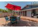 Large deck with outdoor seating perfect for entertaining and relaxing outside at 2638 Burlington N Ave, St Petersburg, FL 33713