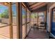 Covered porch offers a cool spot to sit and enjoy the outdoors at 2638 Burlington N Ave, St Petersburg, FL 33713
