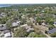 Expansive aerial view highlighting the property's location amid trees in a tranquil residential area at 316 5Th N Ave, Safety Harbor, FL 34695