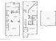 Complete floor plan: first and second floor, including detached garage with dimensions for a detailed layout at 316 5Th N Ave, Safety Harbor, FL 34695