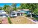 Aerial view of the house and surrounding neighborhood, showcasing its location at 3251 34Th N Ave, St Petersburg, FL 33713