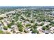 Aerial view showcasing the neighborhood with lush greenery and tree-lined streets and homesites at 3251 34Th N Ave, St Petersburg, FL 33713