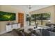 Cozy living room featuring a large window and contemporary decor, offering comfort and style at 3251 34Th N Ave, St Petersburg, FL 33713