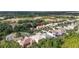 Aerial view of the property, showcasing its location, surrounding neighborhood, and lush landscaping at 32718 Summerglade Dr, Wesley Chapel, FL 33545