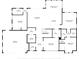 Detailed floor plan showcasing layout of the home including dimensions at 3711 W Barcelona St, Tampa, FL 33629
