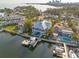 Waterfront home with a private dock and boat lift, located near downtown at 721 Brightwaters Ne Blvd, St Petersburg, FL 33704