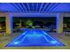 Inviting outdoor pool area, featuring a dock and waterfront views at 721 Brightwaters Ne Blvd, St Petersburg, FL 33704