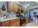 Modern kitchen includes granite countertops and stainless steel appliances at 8198 Terrace Garden N Dr # 109, St Petersburg, FL 33709