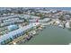 Waterfront townhome with boat dock, offering picturesque views and boating convenience on the Intracoastal at 100 Windrush Blvd # 1, Indian Rocks Beach, FL 33785