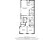 Third floor plan featuring primary bedroom, bedrooms, bathrooms, laundry room, and WIC at 100 Windrush Blvd # 1, Indian Rocks Beach, FL 33785