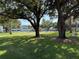 Lush green community grounds with large shade trees, providing a peaceful outdoor setting at 1001 77Th N Ave # 206, St Petersburg, FL 33702