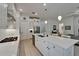 Beautiful kitchen featuring an island, stainless steel appliances, and stunning countertops at 1025 Seagrape Dr, Ruskin, FL 33570