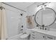 Updated bathroom features modern finishes at 10265 Gandy N Blvd # 1406, St Petersburg, FL 33702