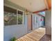 Inviting condo entrance with wood floors, providing a warm welcome at 10265 Gandy N Blvd # 1406, St Petersburg, FL 33702