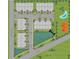 Community site plan featuring buildings, dog park, pond, and parking areas at 1237 Savona Ne Dr, St Petersburg, FL 33702