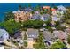 Scenic waterfront homes with boat docks and tropical landscaping offer an ideal coastal lifestyle in this canal community at 1739 1/2 Bayou Grande Ne Blvd, St Petersburg, FL 33703