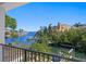 A beautiful waterfront property boasts scenic views from the balcony with a private dock at 1739 1/2 Bayou Grande Ne Blvd, St Petersburg, FL 33703