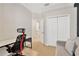 Office space featuring hardwood floors and standard closet space at 19246 Meadow Pine Dr, Tampa, FL 33647