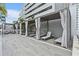 Relax in the stylish cabanas with lounge chairs on the community sundeck at 301 1St S St # 2305, St Petersburg, FL 33701