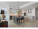 Contemporary kitchen with a center island, a wine cooler, and stainless steel appliances at 301 1St S St # 2305, St Petersburg, FL 33701