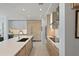 Modern kitchen with stainless steel appliances and a large island at 301 1St S St # 2305, St Petersburg, FL 33701