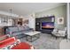 Comfortable living room with modern decor, a coffee table, and a view of the kitchen and dining area at 301 1St S St # 2305, St Petersburg, FL 33701